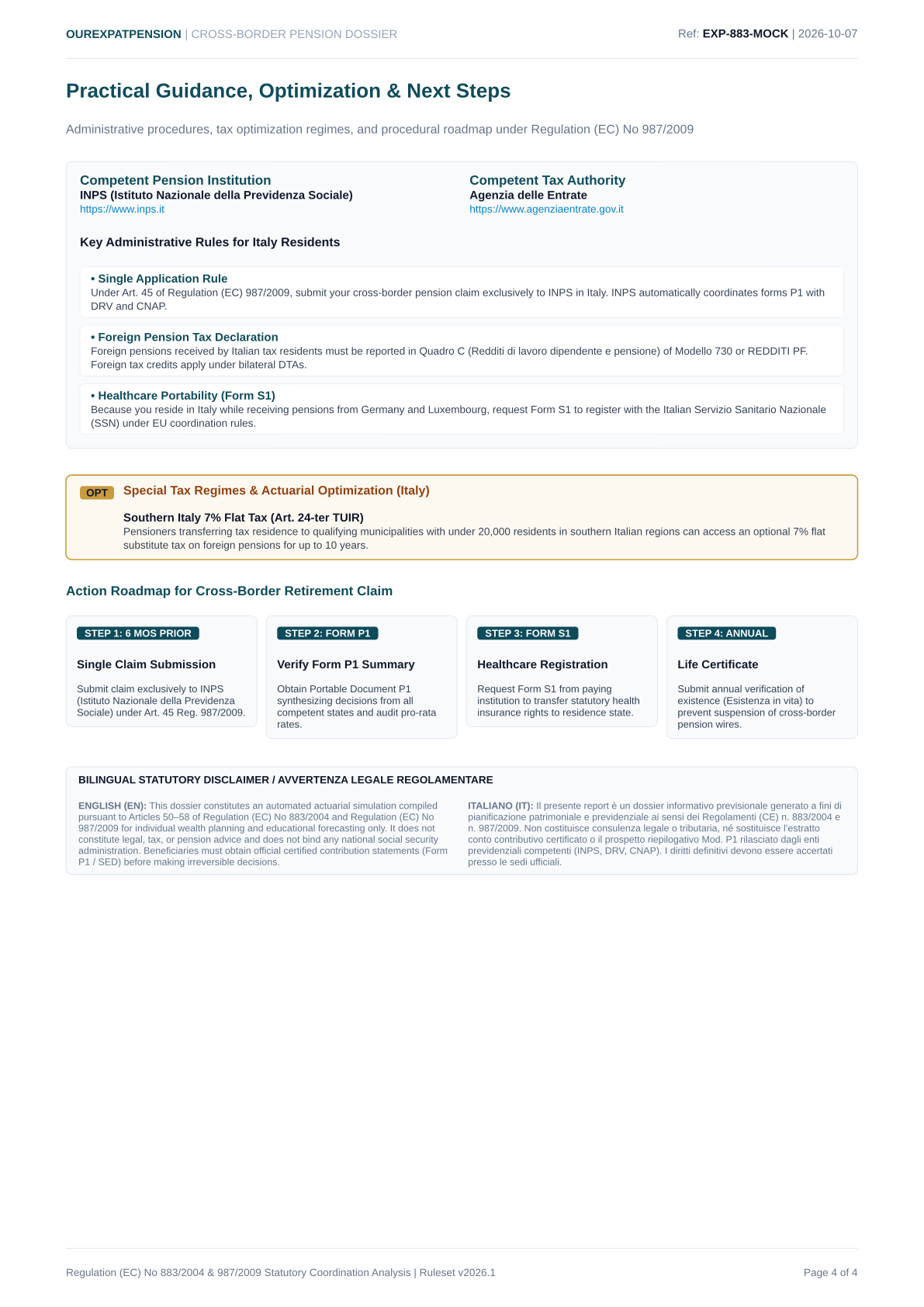 Sample Report Page 4